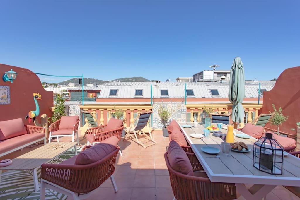 #48 Suite Jean Top Floor Terrace 5Min Walk Sea Ac 니스 외부 사진